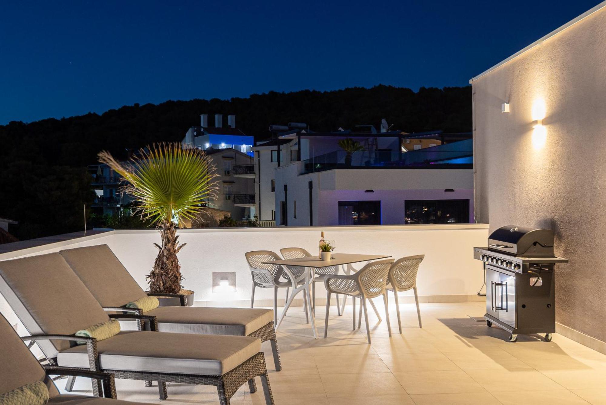 Adriatic Garden Apartments Okrug Gornji Dış mekan fotoğraf